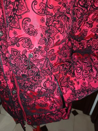 Chaqueta plumas Koroshi Estampada