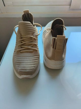 Botín elástico beige