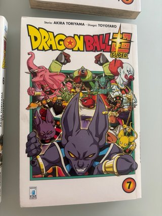 Manga dragon ball super lotto di 9 volumi