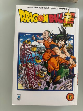 Manga dragon ball super lotto di 9 volumi