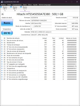 Disco Duro Externo POWER 500GB SATA