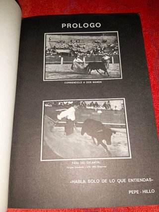 Libro" Los Toros" de Forges