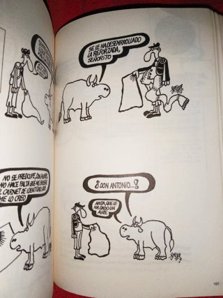 Libro" Los Toros" de Forges