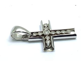 E1196194-0 CRUCIFIJO ORO 18K CON CIRCONITA