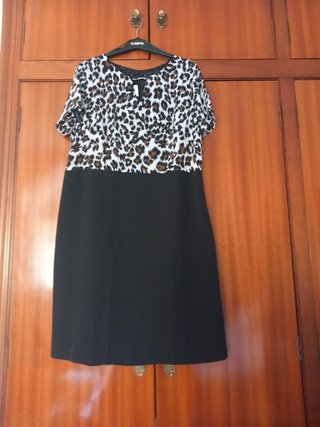 Vestido estampado animal print