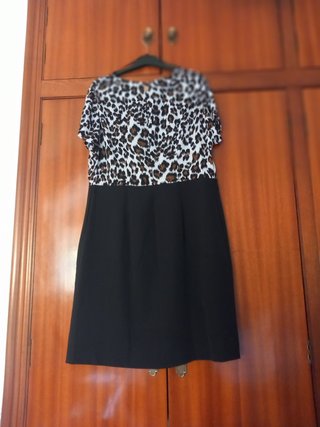 Vestido estampado animal print