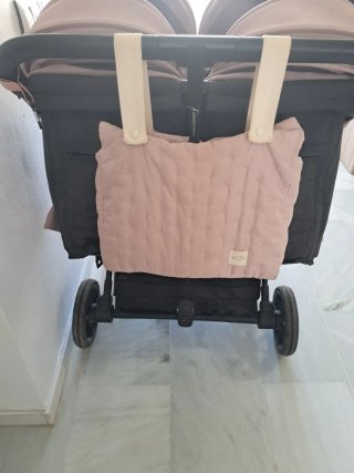 Carrito gemelar Casualplay rosa