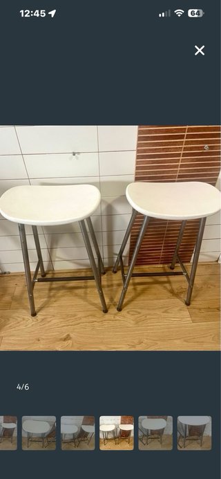 Mesa extensible cristal naranja + 2 banquetas