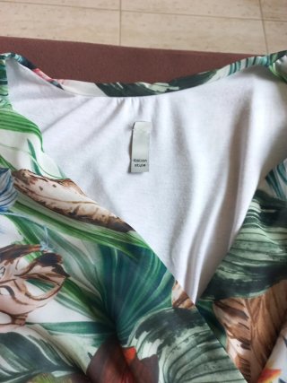 Vestido Verano Estampado Tropical