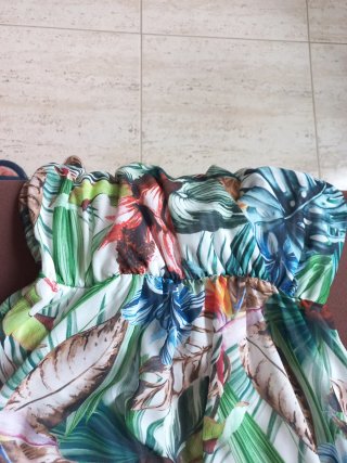 Vestido Verano Estampado Tropical