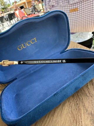 Gafas Gucci Rimless Dorado y Negro