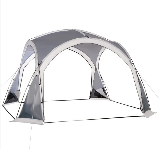 Tenda da Campeggio per 6-8 Persone Grigia