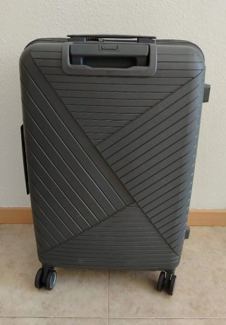 Maleta AS BAG gris resistente