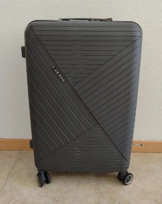 Maleta AS BAG gris resistente