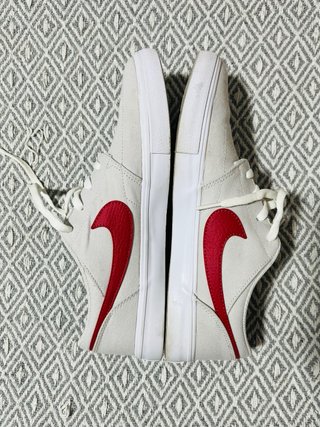 Nike SB Portmore II Canvas Beige/Rojo