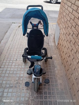 Triciclo Carro Bici Paseo Azul