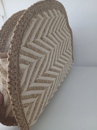 Bolso de rafia MAC&NOA beige