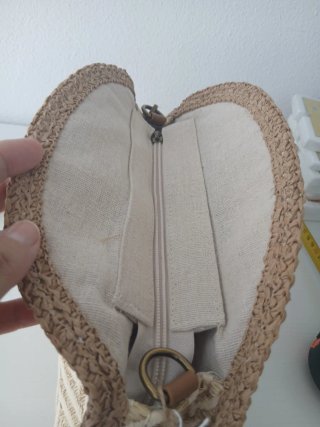 Bolso de rafia MAC&NOA beige