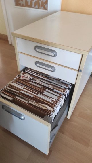 Cajonera auxiliar con ruedas