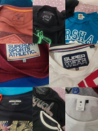 Lote 10 Camisetas Talla M.