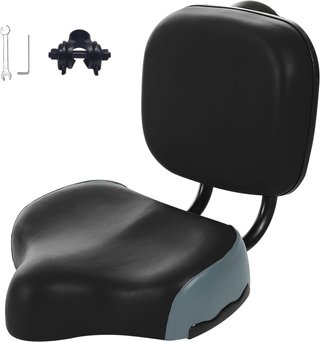 Asiento Bicicleta con Respaldo Cómodo