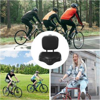 Asiento Bicicleta con Respaldo Cómodo