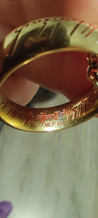 Anillo del Señor de los Anillos (C) NPL inc.