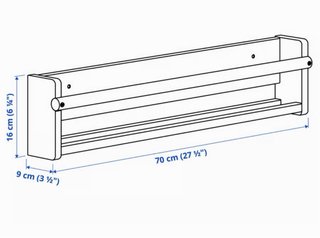 3 Scaffali Flisat Ikea in Legno