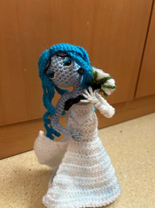 Figura Novia Cadáver Crochet