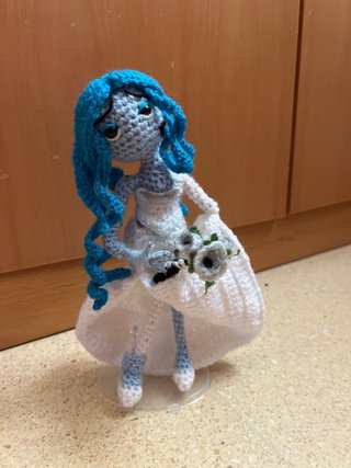Figura Novia Cadáver Crochet