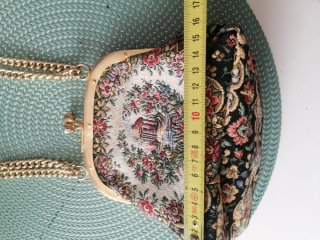 Bolso vintage tapicería floral