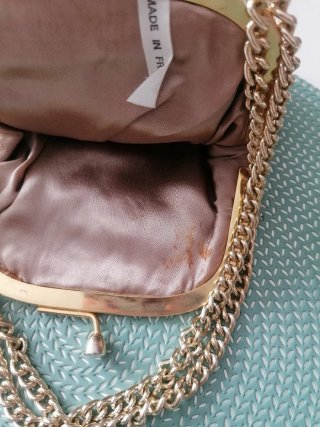 Bolso vintage tapicería floral