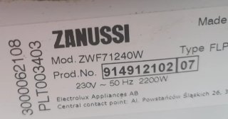 Bomba agua lavadora Zanussi Lindo 100