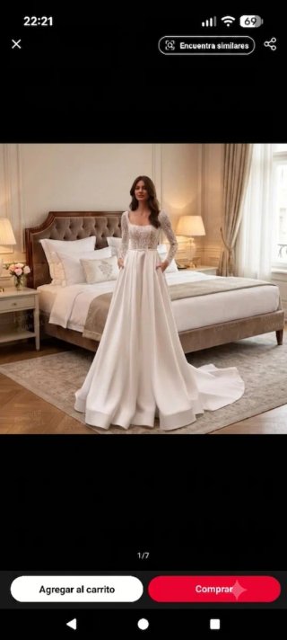 Vestido de Novia Blanco Nuevo