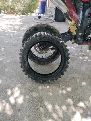 Pitbike 125cc Motocross Negra/Roja