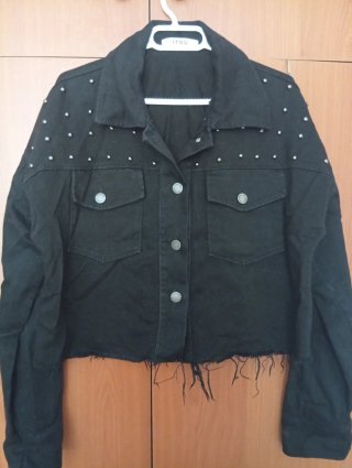 Chaqueta vaquera tachuelas M/L