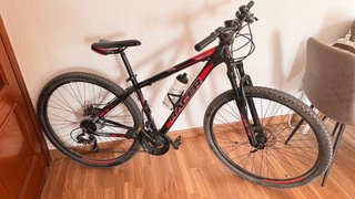 Bicicleta 29 Negra y Roja
