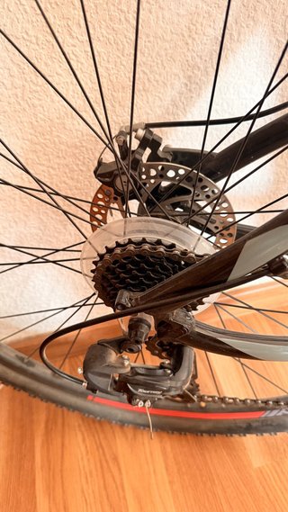 Bicicleta 29 Negra y Roja