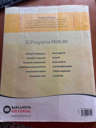 Llengua catalana, 4t Educació Primària Programa...