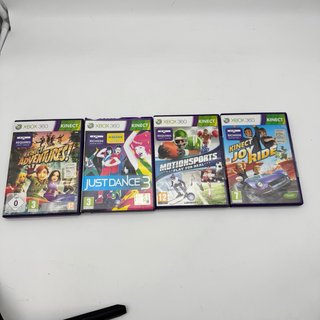 Xbox 360 4GB con scatola + 4 Giochi + Kinect