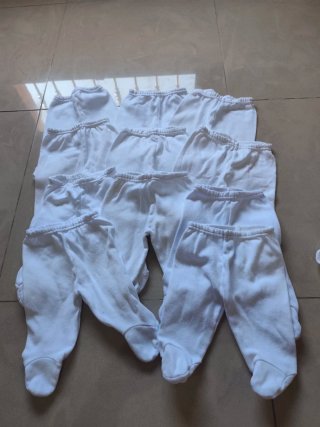 Polainas de bebé blancas Talla 00