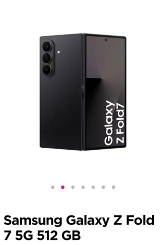 Samsung Galaxy Z Fold 7 5G 512GB Negro