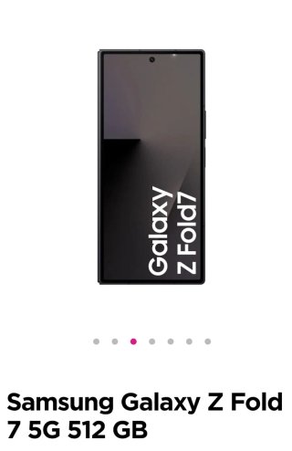 Samsung Galaxy Z Fold 7 5G 512GB Negro