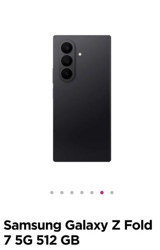 Samsung Galaxy Z Fold 7 5G 512GB Negro