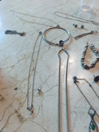 Lote de Joyería Plata