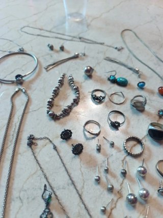 Lote de Joyería Plata