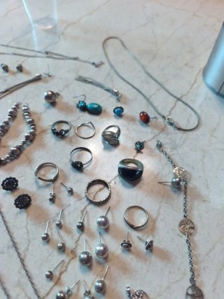 Lote de Joyería Plata