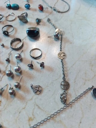 Lote de Joyería Plata