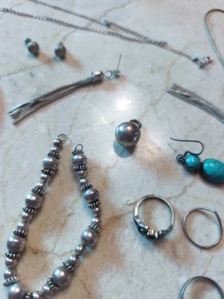 Lote de Joyería Plata