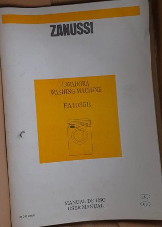 Bomba y piezas lavadora Zanussi antigua
